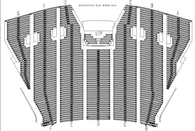 Seating plan for Seefestspiele Mörbisch