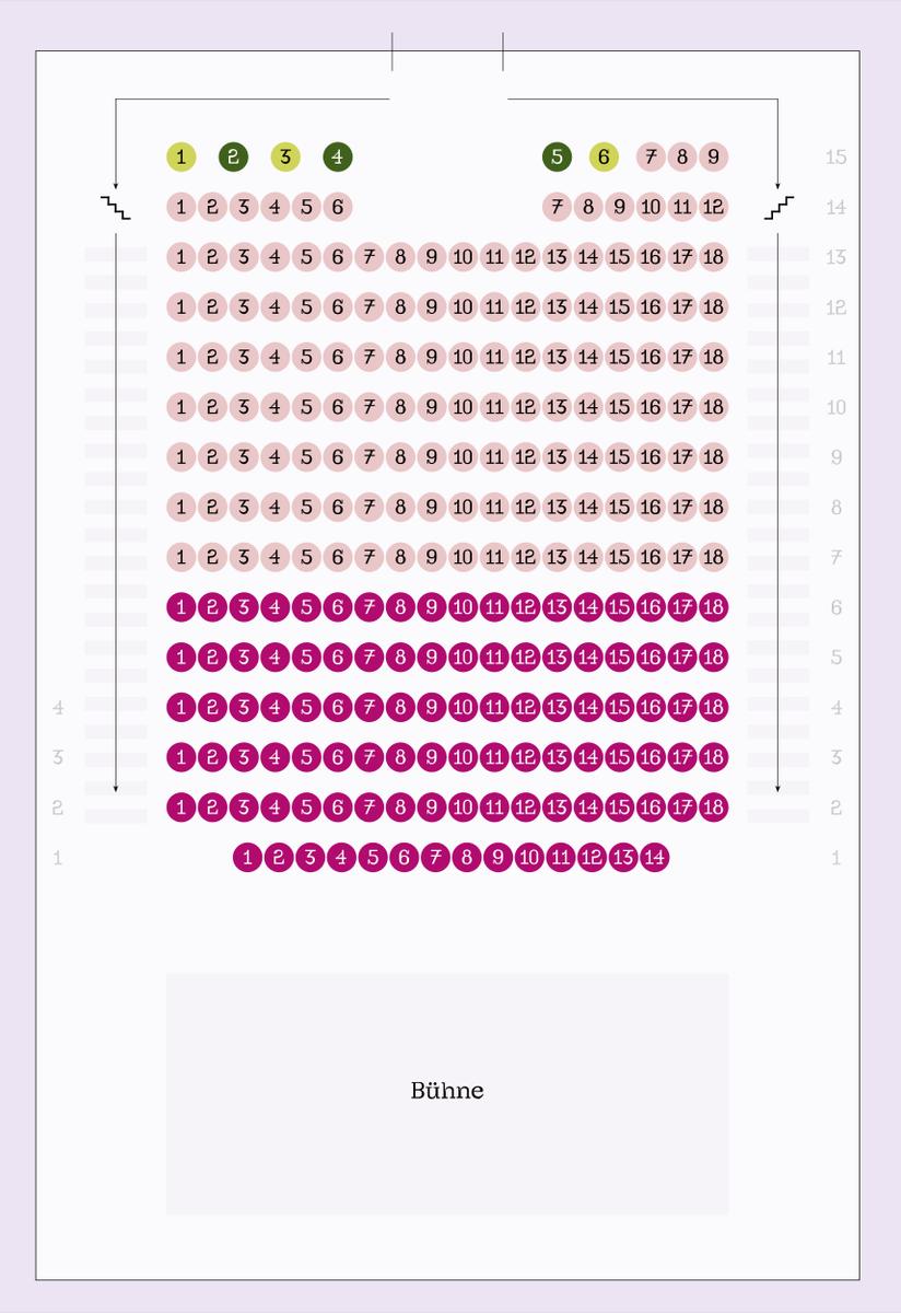Seating plan for NEST