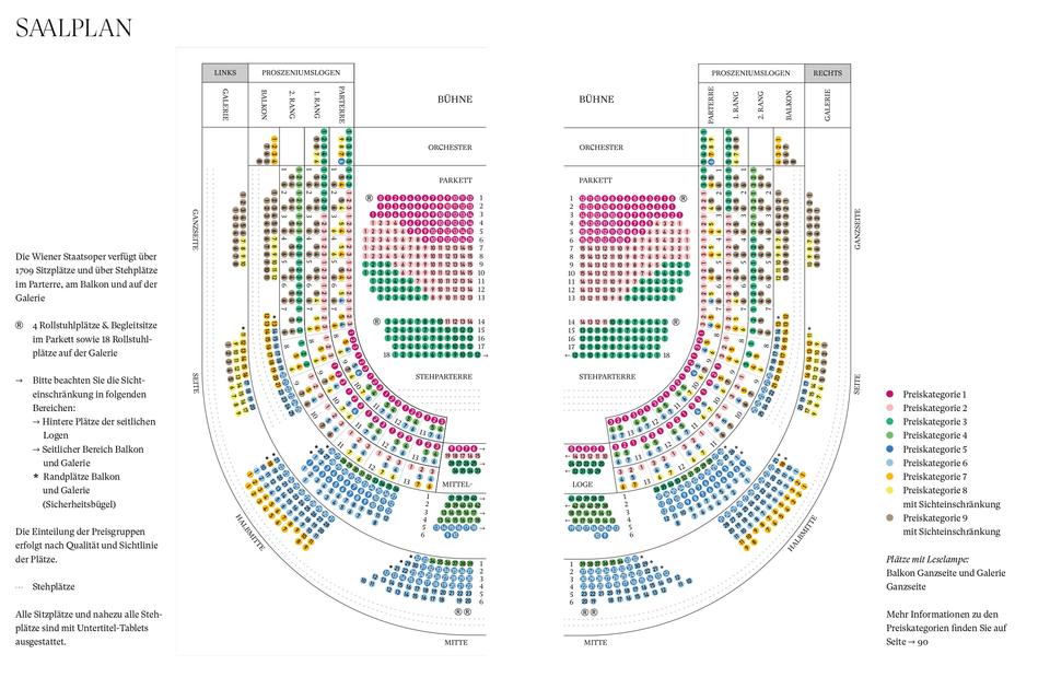 Seating plan for Staatsoper Wien
