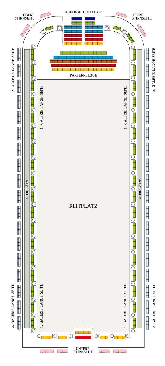 Seating plan for Spanische Hofreitschule